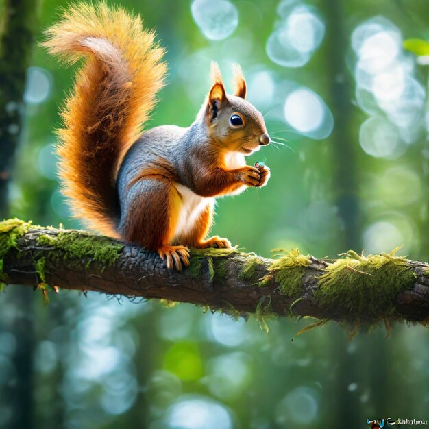 Las aventuras de la ardilla en el bosque Un cuento del bosque