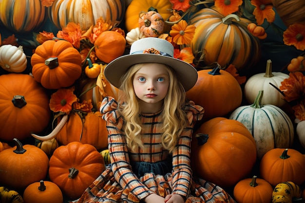Aventuras de otoño para niñas Actividades alegres de temporada