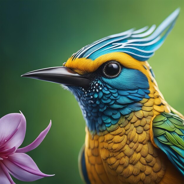 aves fotografía macro de cerca hiper detallada tendencias en la estación de arte enfoque agudo