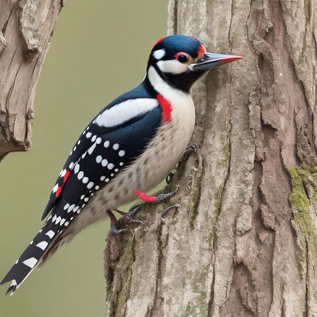 Foto aves raras con un hermoso fondo