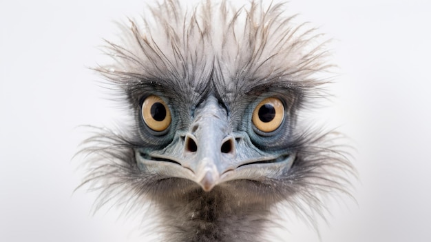 El avestruz Eagora Fotografía cautivadora de la vida silvestre con el emú de la fantasía