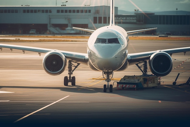 Avião no aeroporto