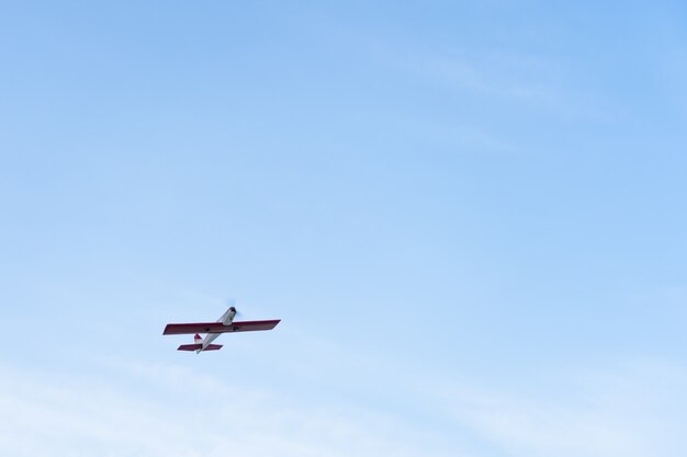 Avião RC voando