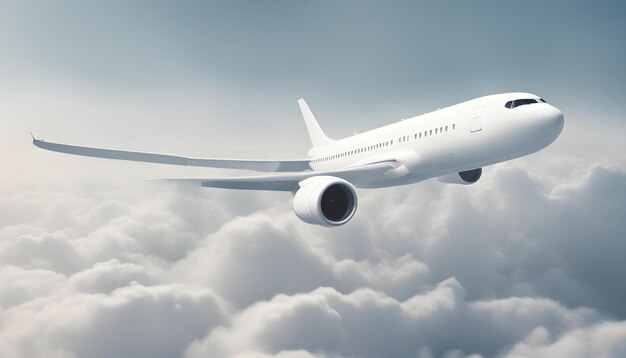 Foto un avión blanco con la palabra jet en el lado