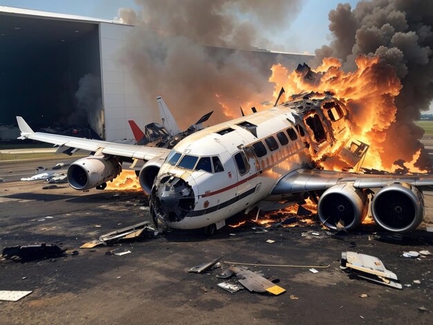 un avión con la palabra aire en el lado de él