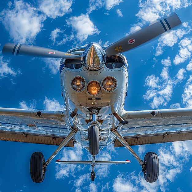 Foto un avión con las palabras u s s en la cola está volando en el cielo