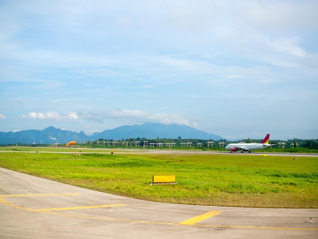 Avión en la pista