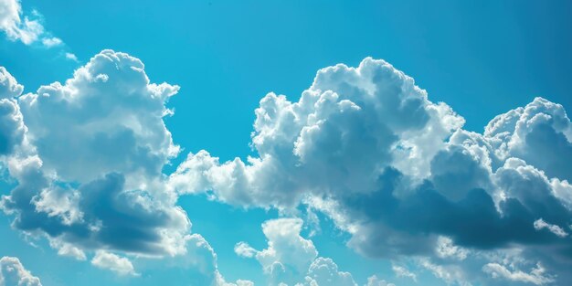 Un avión volando a través de un espectacular cielo azul adecuado para temas de viajes y transporte