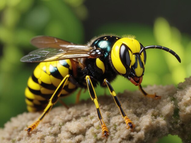 Avispa polibia de bandas amarillas