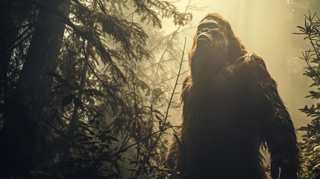 Avistamento misterioso de Pé Grande na floresta profunda