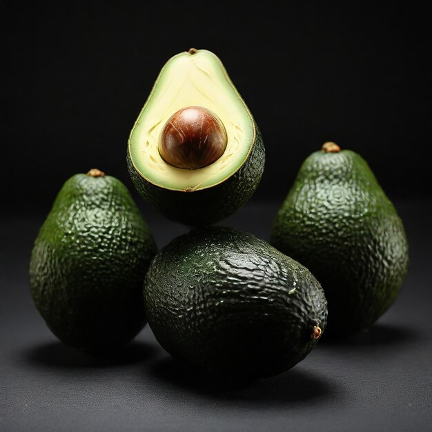 Avocado Elegance fundo preto