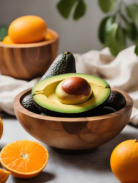 Avocado-Produkte aus Avocados Lebensmittel-KI erzeugt