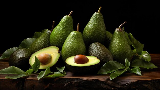 Avocado-Sammlung kostenlose Foto HD-Hintergrund