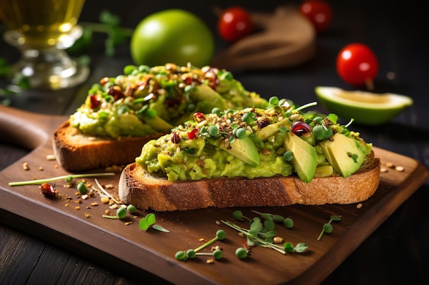 Avocado-Toast, gesunde Snacks