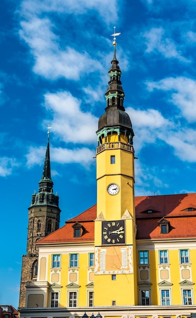 El ayuntamiento de Bautzen en Sajonia, Alemania