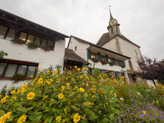 Un ayuntamiento en Greifensee en Suiza