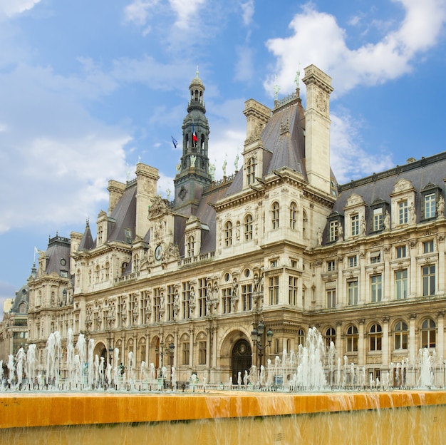 Ayuntamiento (HÃ´tel de Ville) de París, Francia