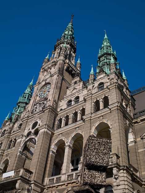 Ayuntamiento de Liberec en el cielo