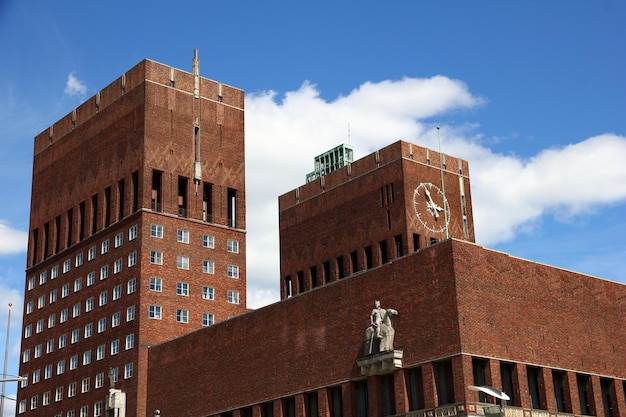 El Ayuntamiento de Oslo Noruega