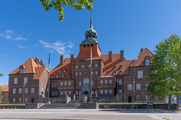 Ayuntamiento de Ostersund, Suecia en un clima soleado