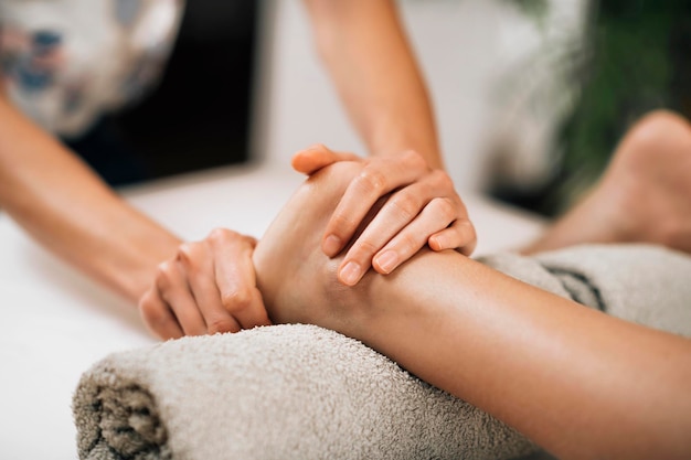 Ayurvedische Fußmassage