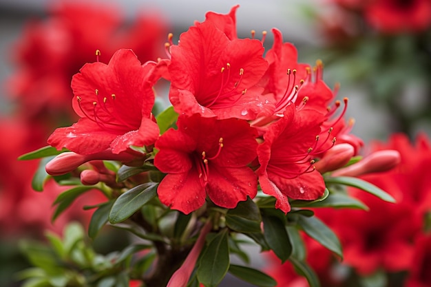 Azalea roja china