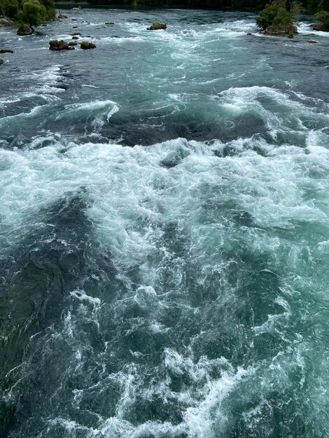 Foto azul del agua