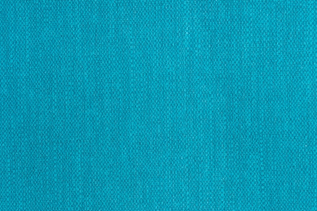 Azul claro ou cor verde-azulado, fundo de padrão de textura de lona de pano de saco hessiano