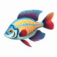 Foto azul cósmico tetra pescado amarillo tanque de agua gigante trevally vector pescado betta turquesa