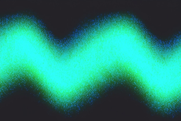 azul negro onda verde una mezcla única de colores vibraciones y glitch espacio vacío digital ruido granulado grung