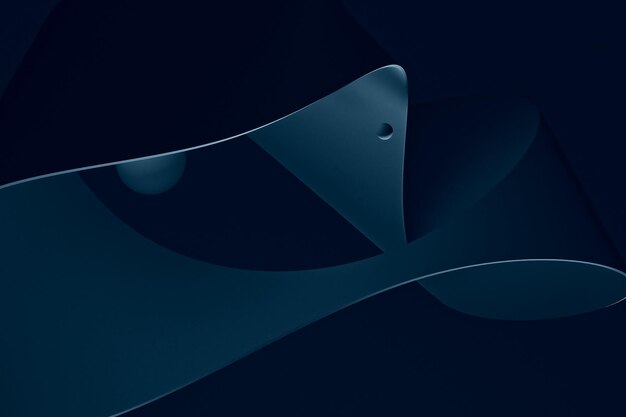 Azul oscuro romántico Efectos brillantes brillantes Diseño de fondo abstracto