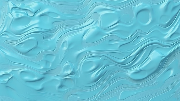Azul pastel líquido ondulado sobre fundo azul Tecnologia futurista Estilo simples Textura desfocada moderna Mistura de cores