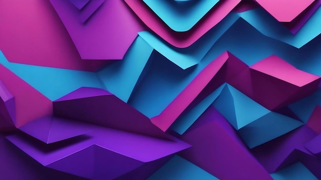 Azul y púrpura formas abstractas de moda fondo minimalista colorido fondo geométrico