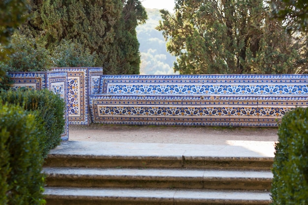 Azulejo Banco Convento de Cristo Tomar Portugal