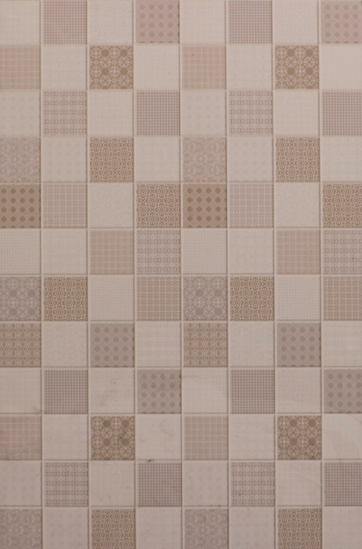 Foto azulejo de cerâmica de padrão geométrico abstrato em mosaico