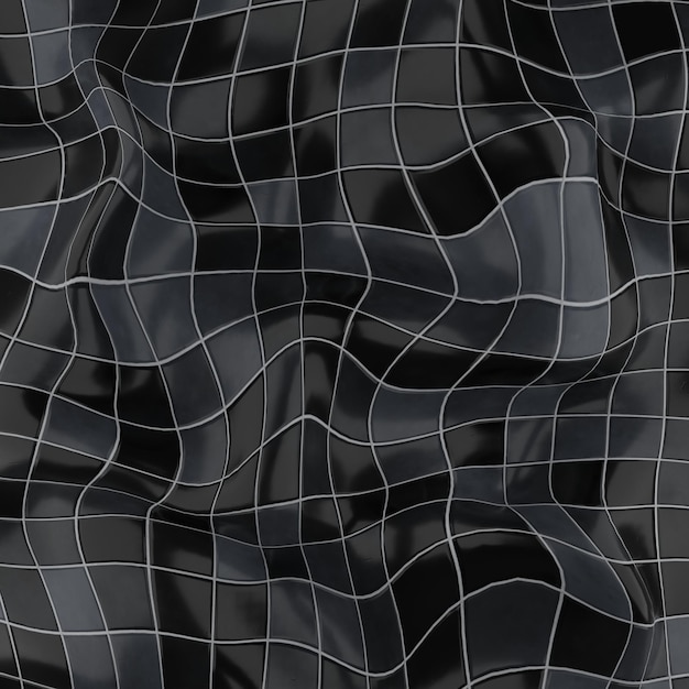 Foto azulejos abstractos negros y grises para el fondo y la plantilla de patrón de textura