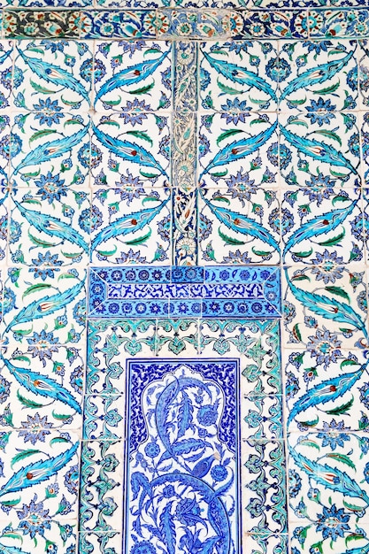 Azulejos Azuis no Palácio de Topkapi