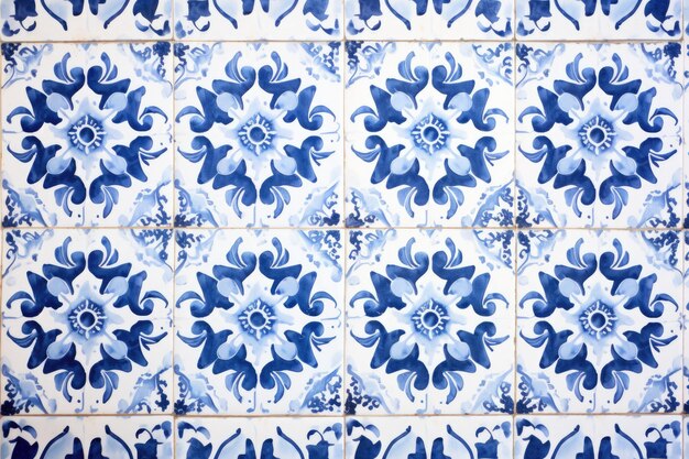 Foto azulejos de cerámica con patrones para la decoración de baños