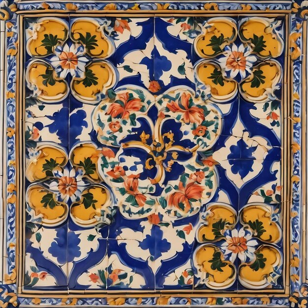 azulejos decorativos portugueses tradicionales y ornamentados