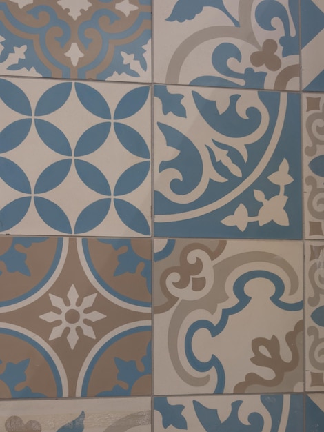 azulejos estilo de azulejos de cerámica original decoración tradicional portuguesa y española del piso