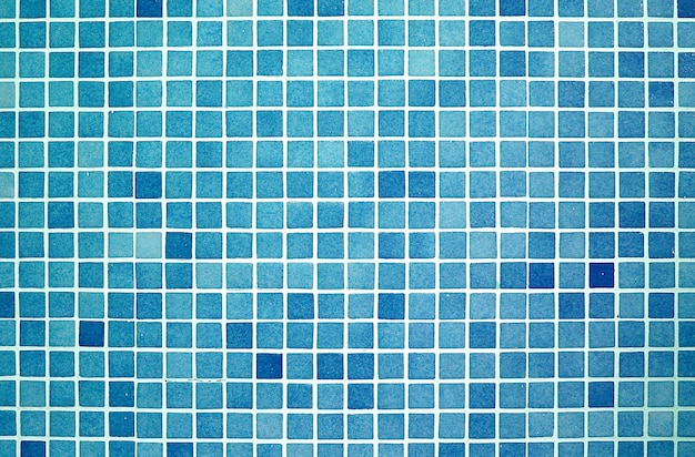 azulejos de gresita azul