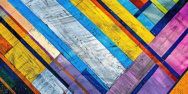 Los azulejos de mosaico vibrantes