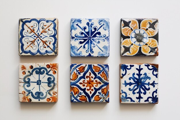 azulejos portugueses sin costuras patchwork colorido de azulejo azulejos decoración de españa islámico árabe indio