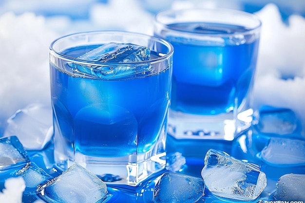 Azure Refresher Invigorante Coquetel de Suco Azul