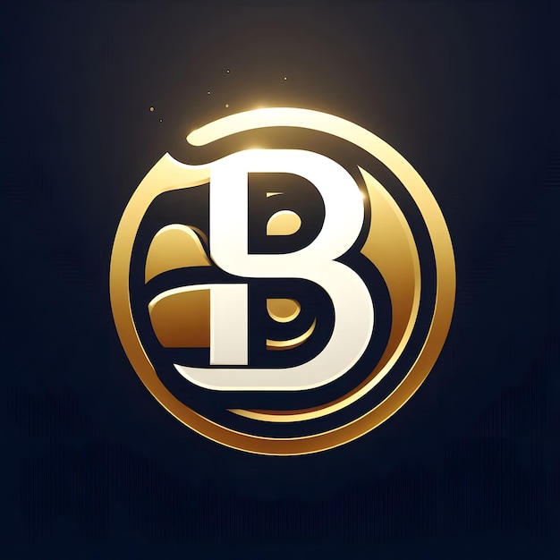 B Icono del diseño del logotipo