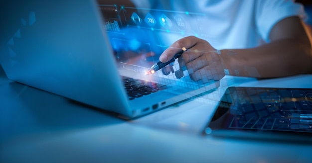 B2B Empresa de Negocios Comercio Tecnología Concepto de marketing Comercio electrónico de negocio a negocio