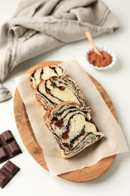 Babka de canela o pan de brioche