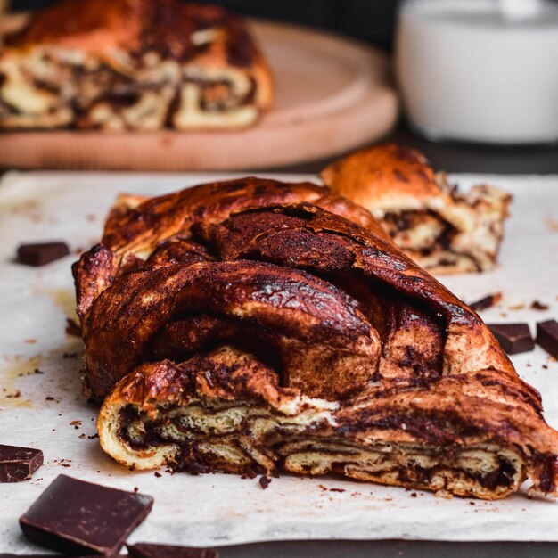 Babka de chocolate