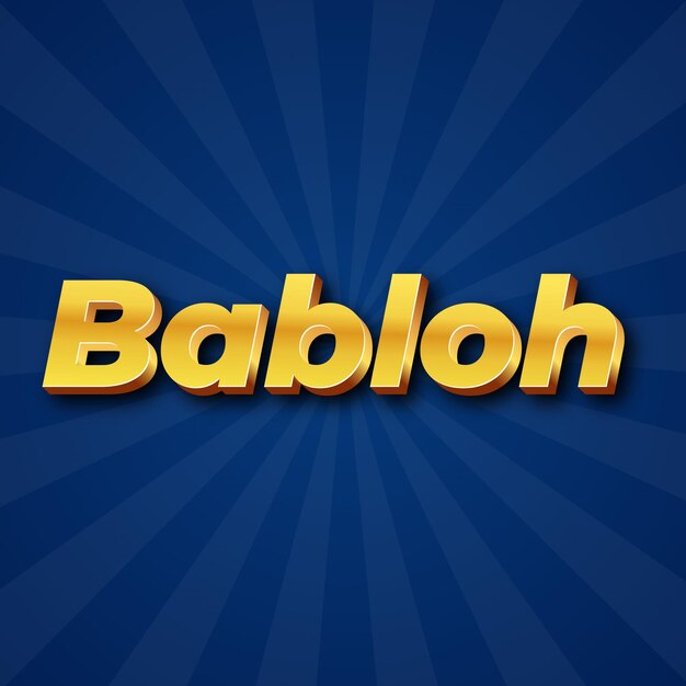 Babloh Texteffekt Gold JPG attraktives Hintergrundkarten-Fotokonfetti