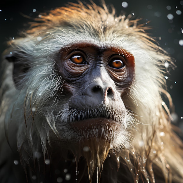 Baboon foto em close-up foto de macaco